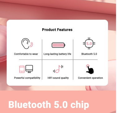 Bluetooth 5.0 wireless headset