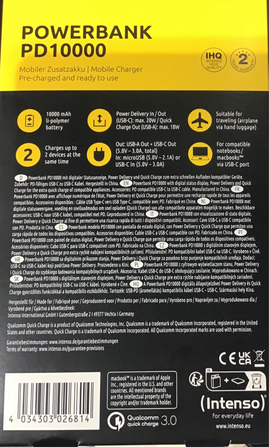 Intenso POWERBANK PD10000
