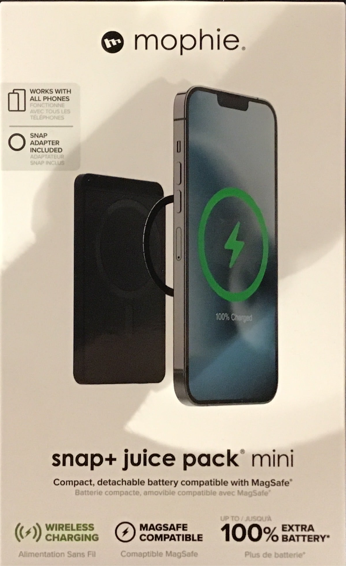 mophie abnehmbare Batterie kompatibel mit MagSafe