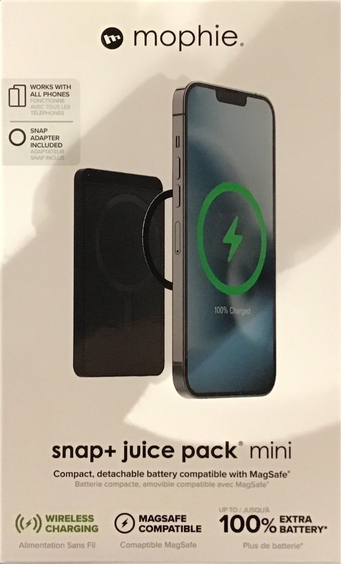 mophie abnehmbare Batterie kompatibel mit MagSafe