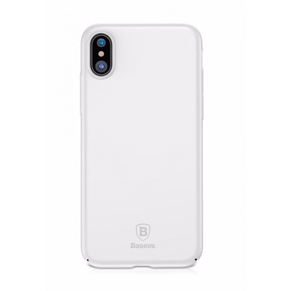 Baseus - iPhone X Hülle Hardcase Super Slim (Weiss Matt)