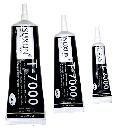 50ml t-7000 2019 leistungsstärkerer neuer Epoxidharzkleber T7000 schwarz flüssiger Superdichtstoff Handy-Touchscreen-Wartung