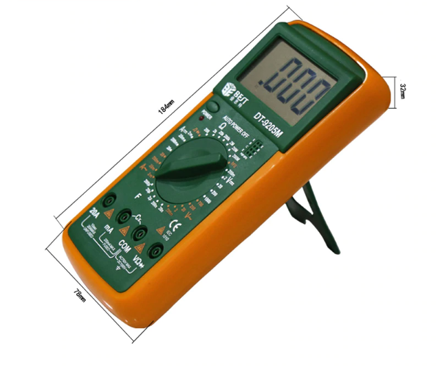 Digital MultiMeter Intelligente Spannung Strom Test Meter Handheld LCD Bildschirm Digital-Multimeter