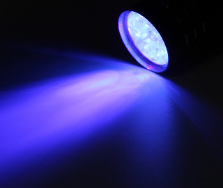 UV Taschenlampe Aushärtung Licht Uv Unsichtbare Tinte Marker Erkennung Taschenlampe Aluminium Legierung 3AAA Batterie Ultrabright Lampe