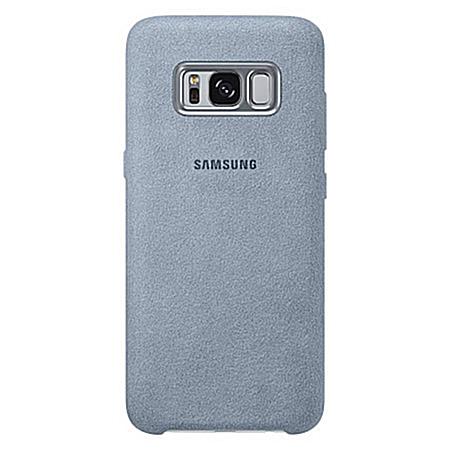 Samsung - Original Galaxy S8 Plus Hülle - Alcantara Cover -Blau/Grau