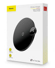 Baseus WXSX-02 Digital LED Display Wireless Charger Black