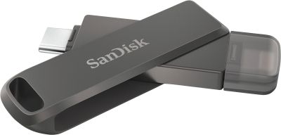 Sandisk USB-Stick 3.1 Typ C Hybrid + Lightning Schnittstelle iXpand Flash Drive Luxe 256GB