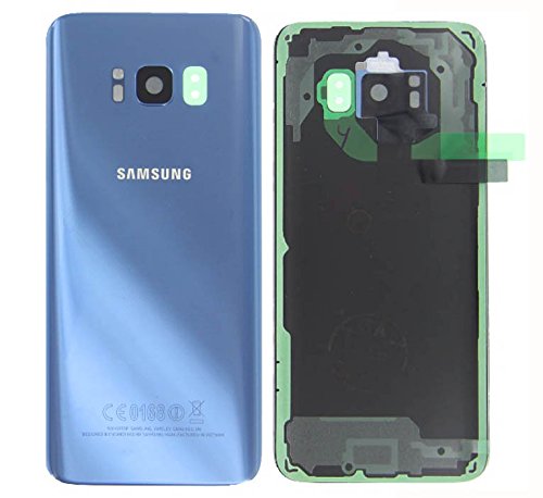 Original Samsung Galaxy S8 Akkudeckel Backcover mit Klebestreifen Coral Blau