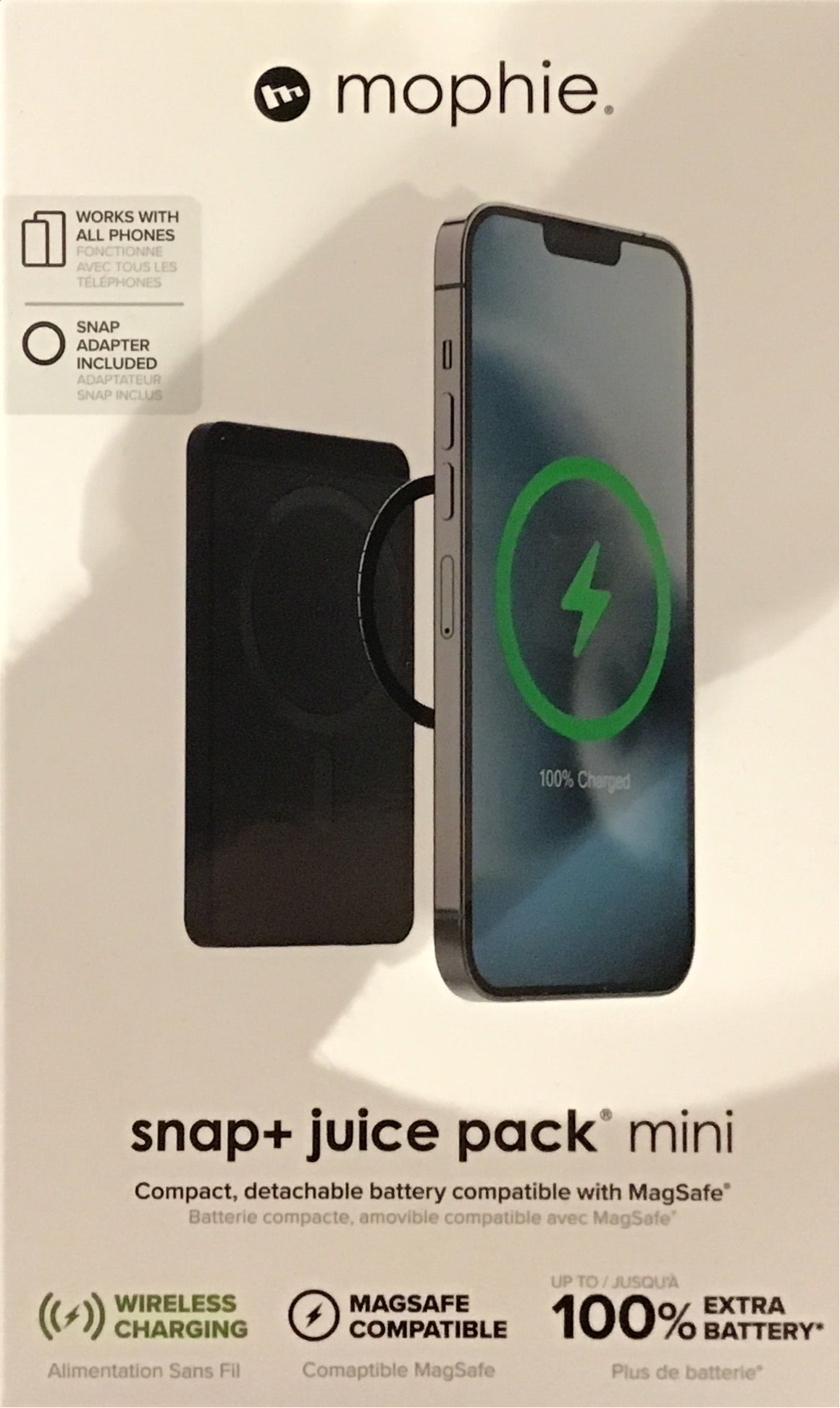 mophie abnehmbare Batterie kompatibel mit MagSafe