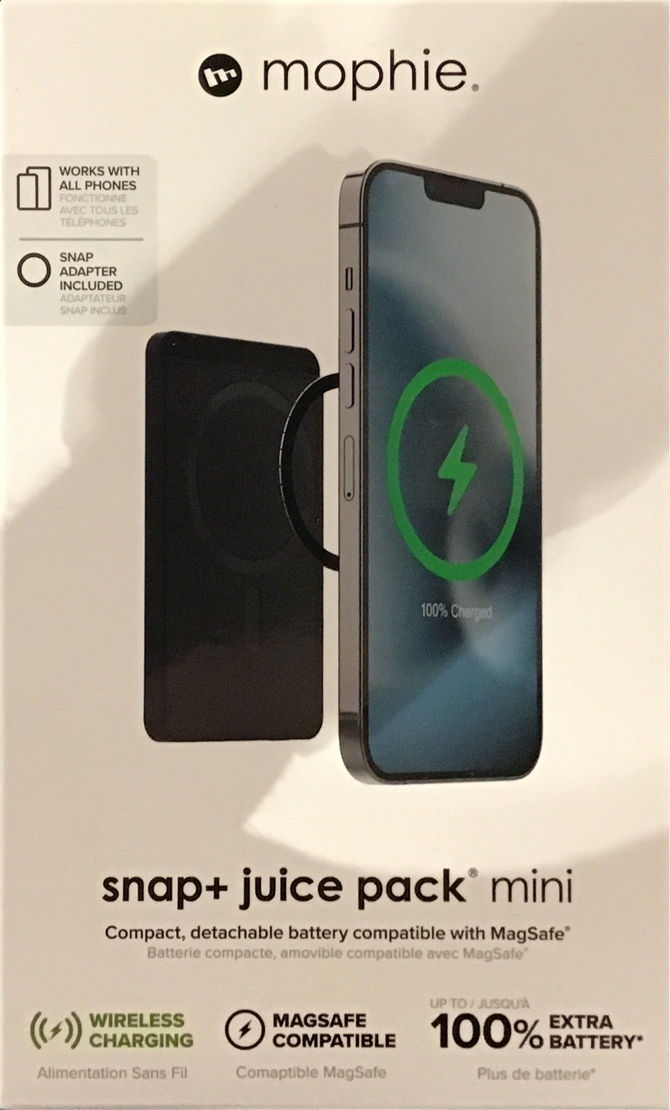 mophie abnehmbare Batterie kompatibel mit MagSafe