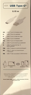 VIVANCO USB Type–C Sync & Ladekabel
