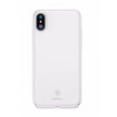 Baseus - iPhone X Hülle Hardcase Super Slim (Weiss Matt)