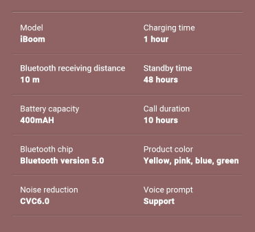 Bluetooth 5.0 wireless headset