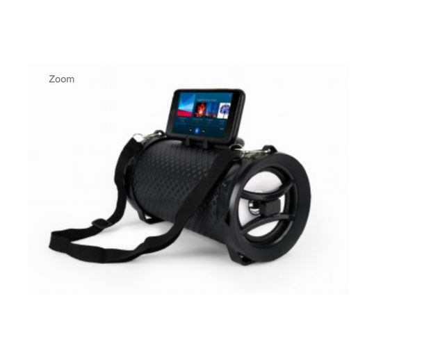 Bluetooth "Boom" speaker with equalizer function