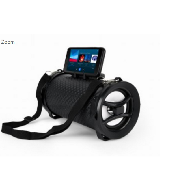 Bluetooth "Boom" speaker with equalizer function