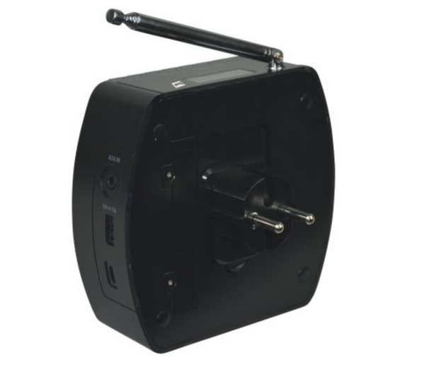 Dual design radio STR 101 black