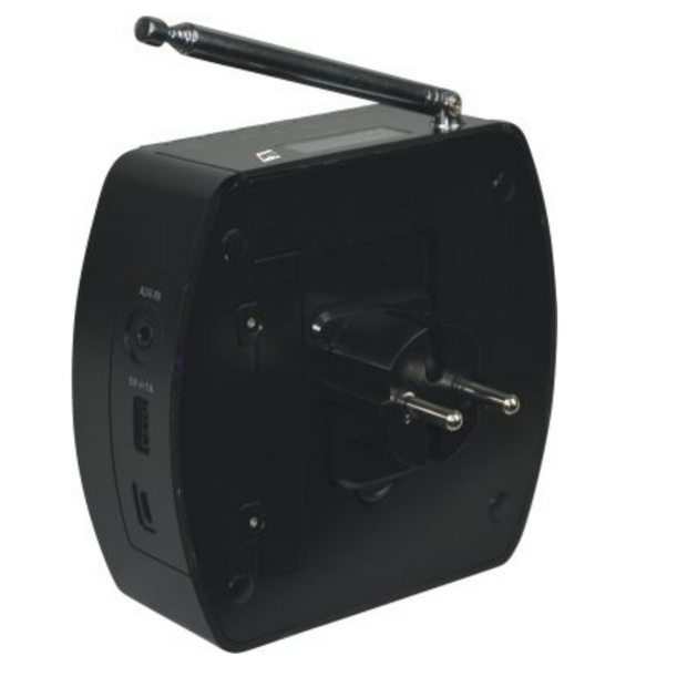 Dual design radio STR 101 black