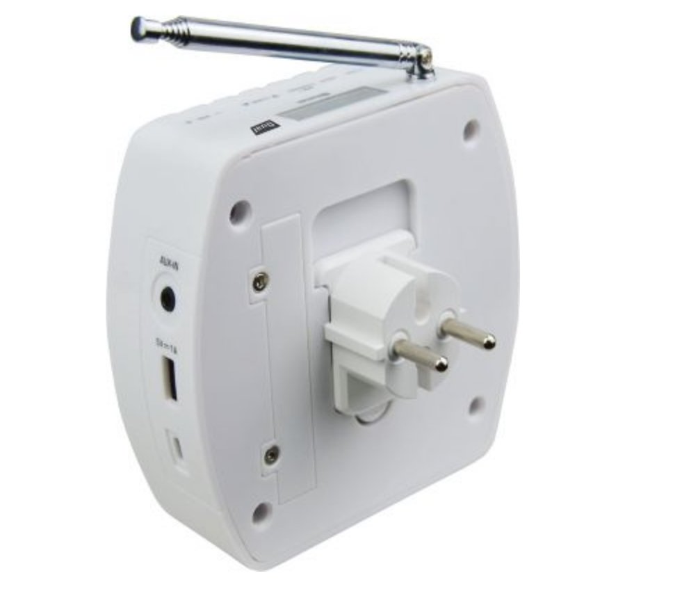 Dual design radio STR 101 white