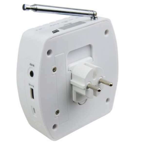 Dual design radio STR 101 white