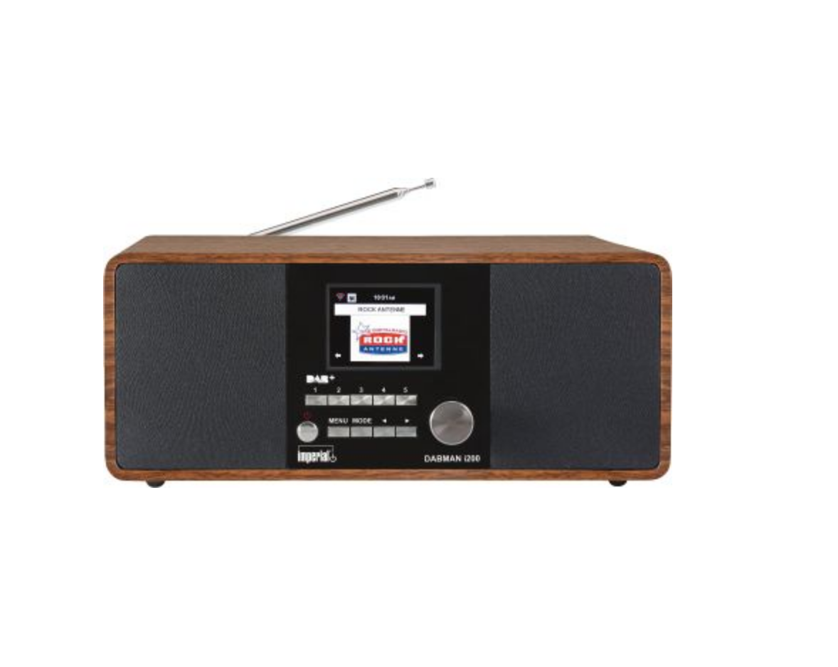 Imperial design radio DABMAN i200 wood