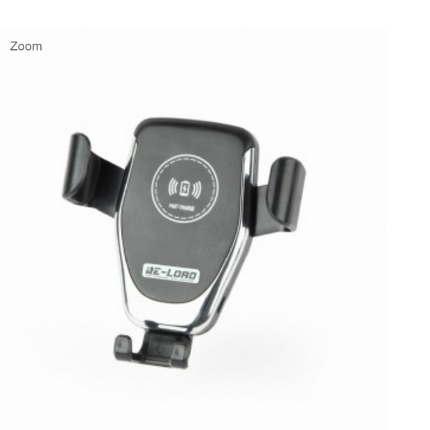 Car smartphone holder with fast wireless charger, 10 W