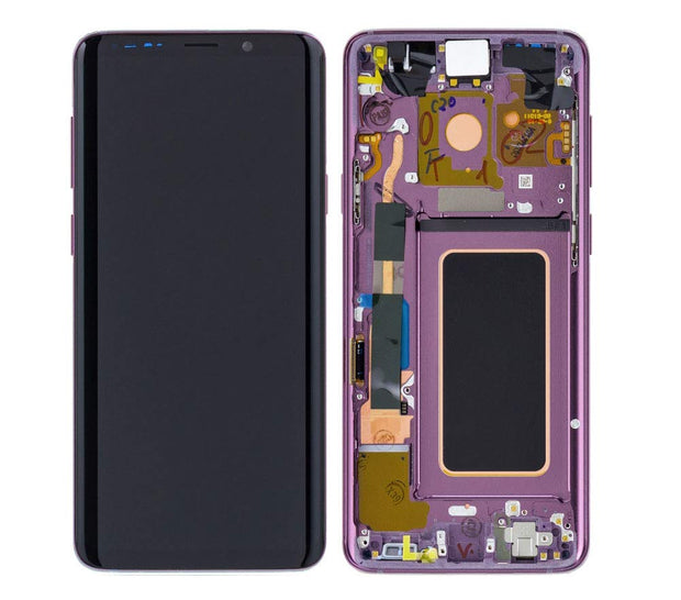 Samsung - Galaxy S9+ Plus complete display LCD + digitizer front - purple