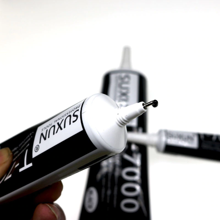 50ml t-7000 2019 leistungsstärkerer neuer Epoxidharzkleber T7000 schwarz flüssiger Superdichtstoff Handy-Touchscreen-Wartung