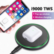 I9000 tws 1:1 air Smart Sensor 8D Bass Wireless Charging Bluetooth 5.0 Earphone Earbuds i9000 tws