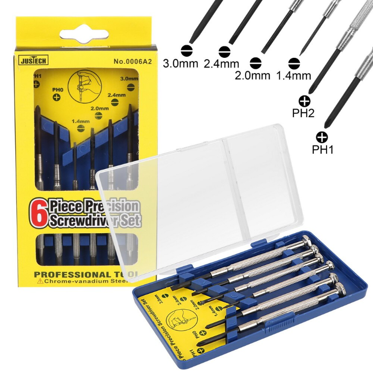 Kleine Schraubendreher-satz Schlitz Phillips Bits Präzision Multifunktions Für Uhr Gläser handy Computer 6 teile/satz