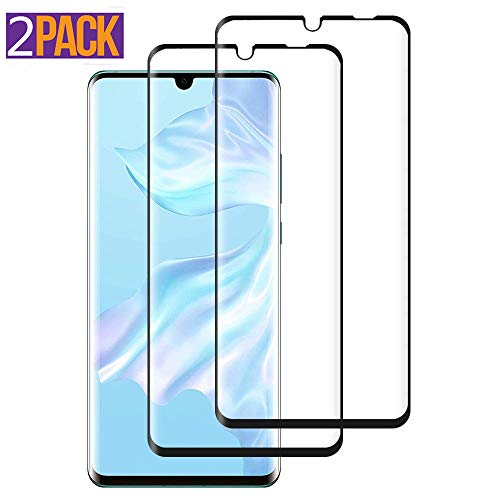 Screen Protector Tempered Glass for Huawei P30 Pro Tempered Glass [2 Pack], HD Screen Protector, 9H Hardness Screen Protector, [Anti-Scratch / Bubbles / Fingerprint / Dust] Tempered Glass Film for P30 Pro