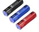 UV Taschenlampe Aushärtung Licht Uv Unsichtbare Tinte Marker Erkennung Taschenlampe Aluminium Legierung 3AAA Batterie Ultrabright Lampe