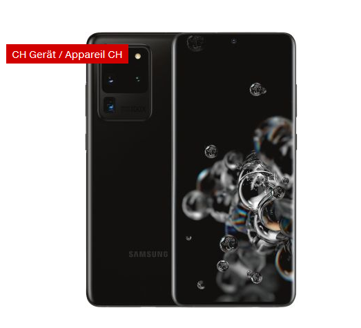 Samsung Galaxy S20 Ultra 5G Dual SIM G988B 128GB CH Cosmic Black
