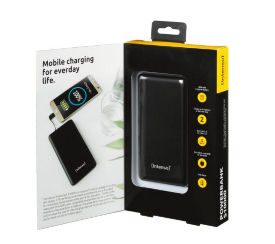 Intenso Powerbank Powerbank Slim S10000 Schwarz