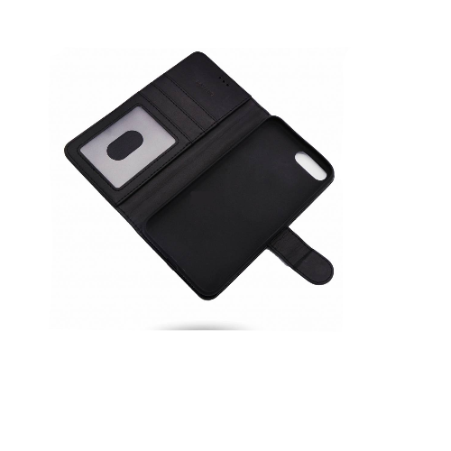 Samsung A52 Lavann Leder Hülle Schwarz