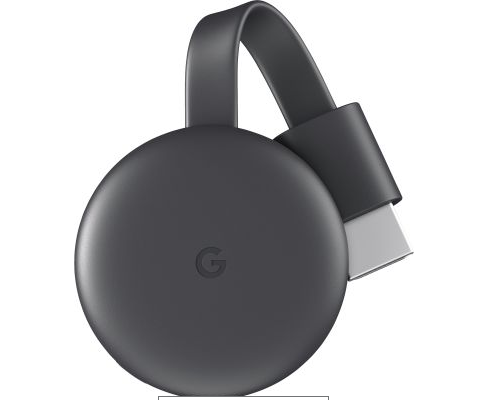 Google Multimedia Media-Player Chromecast - 3rd Generation Charcoal