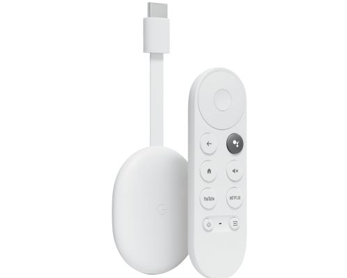 Google Multimedia Media-Player Chromecast mit Google TV Weiss