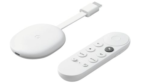 Google Multimedia Media-Player Chromecast mit Google TV Weiss