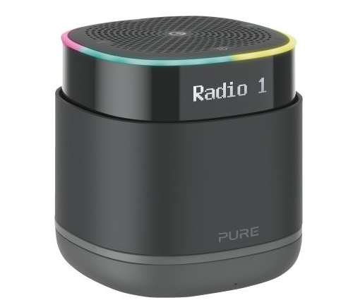 Pure Portabler Lautsprecher StreamR Charcoal