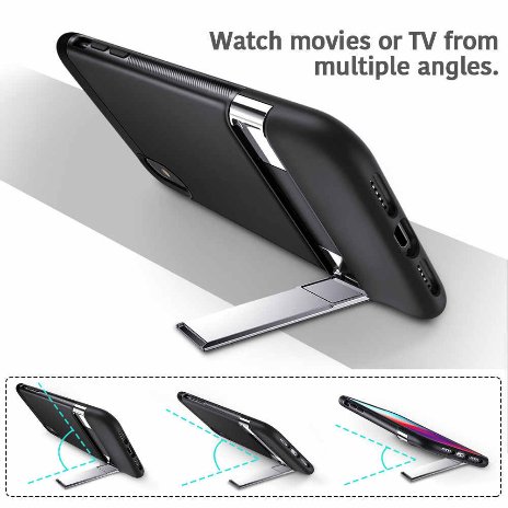 ESR für iPhone XS/X 2020 Metall Ständer Fall Vertikalen Ständer Halter stoßstange Abdeckung für iPhone X/XS