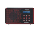 Technisat Sat/Audio/Zubehör Design-Radio Techniradio 2 Schwarz-Rot