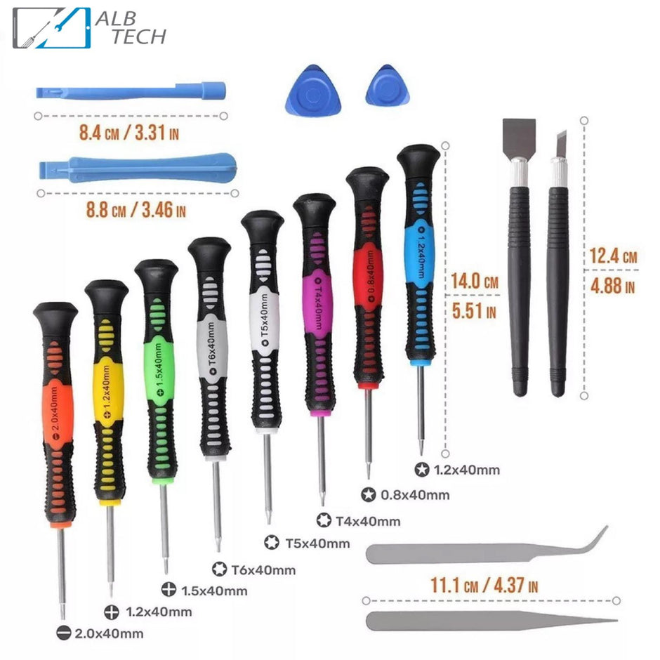 Professionelle Schraubendreher 16 Stücke Präzision Multifunktions Kleine Schraubendreher-satz für Uhr Glas Reparatur Werkzeug