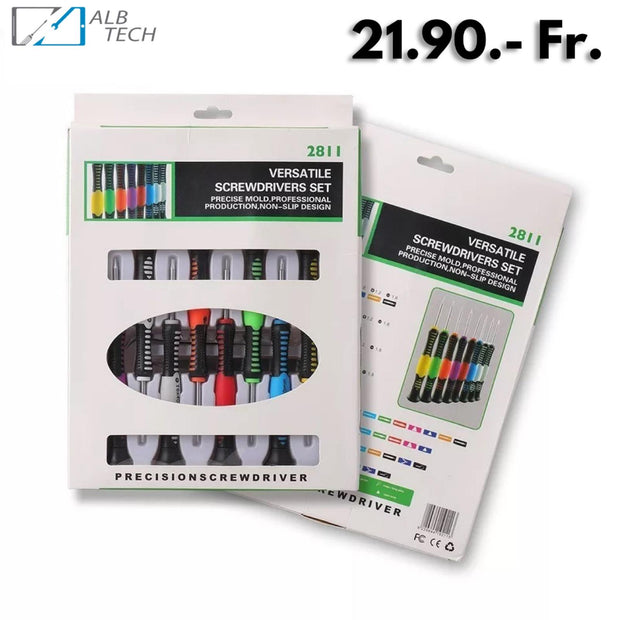 Professionelle Schraubendreher 16 Stücke Präzision Multifunktions Kleine Schraubendreher-satz für Uhr Glas Reparatur Werkzeug