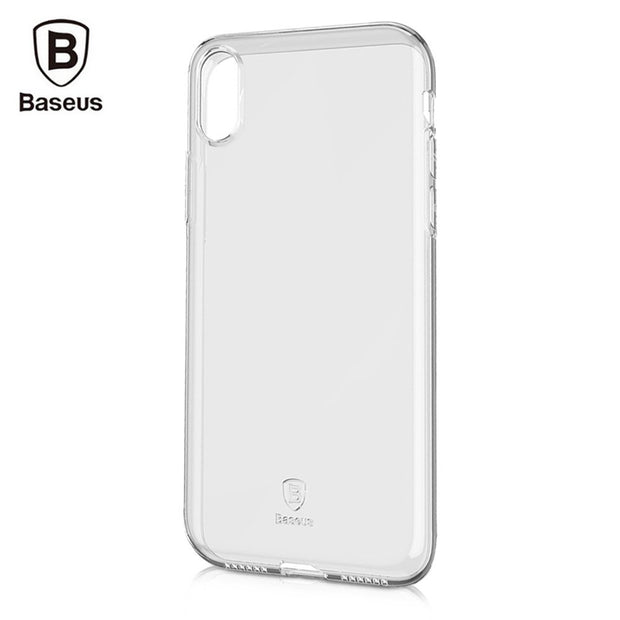 Baseus - iPhone X Hülle Hardcase Super Slim (Transparent)