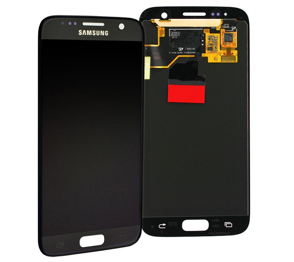 Samsung Galaxy S7 G930F LCD AMOLED Display Black Service Spare Part GH97-18523A