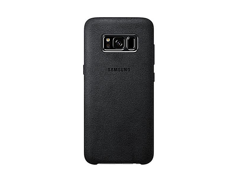 Samsung - Original Galaxy S8 Plus Hülle - Alcantara Cover -Schwarz