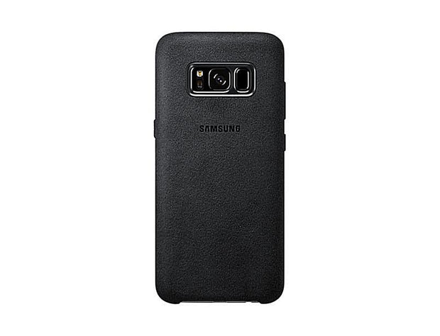 Samsung - Original Galaxy S8 Plus Hülle - Alcantara Cover -Schwarz
